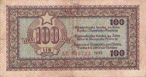 Jugoslawien pR6a 100 Dinara 1945